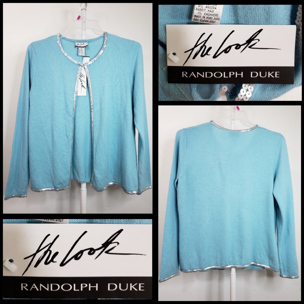 randolph duke woman long sleeve cardigan NWT